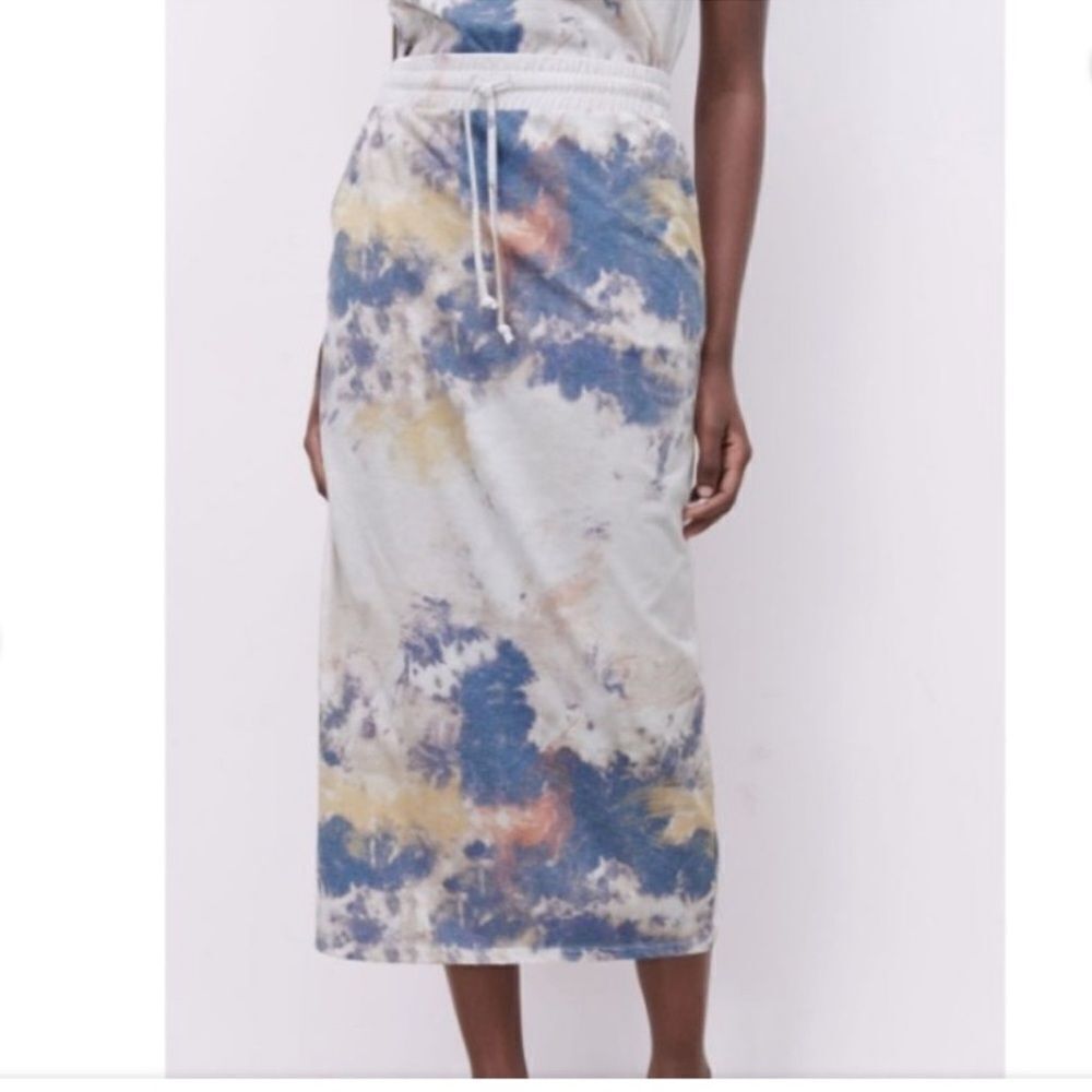 ZARA TIE DYE SKIRT
